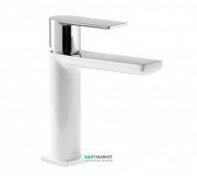 Смеситель для раковины Tres Loft colors однорычажный белый/хром 20010301BL