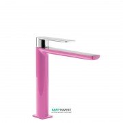 Змішувач для раковини Tres Loft colors одноважільний вилив 172 мм фуксія/хром 20020303FU