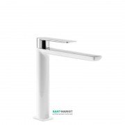 Змішувач для раковини Tres Loft colors одноважільний вилив 172 мм білий/хром 20020303BL