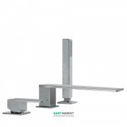 Змішувач на борт ванни Tres Cuadro-Tres з ручним душем хром 00616103