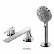 Смеситель на борт ванны Tres Lex-Tres с ручным душем хром 08116104