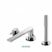 Змішувач на борт ванни Tres Max-Tres з ручним душем хром 06216103