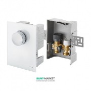 Регулятор теплої підлоги Oventrop Unibox TRTL біле скло 1022770