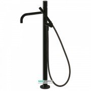 Змішувач для ванни Tres Study colors підлоговий з ручним душем чорний матовий 26247002NM