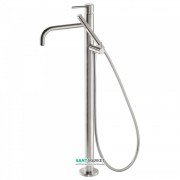 Змішувач для ванни Tres Study colors підлоговий з ручним душем сталь 26247001AC