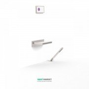 Електронна Душова система прихованого монтажу Tres Shower Technology з термостатом і каскадним виливом сталь/білий 09286570AC