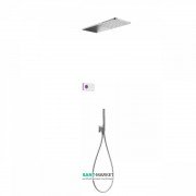 Электронная душевая система скрытого монтажа Tres Shower Technology с термостатом хром 09286554