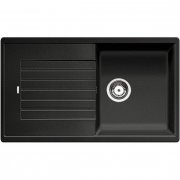 Мойка для кухни Blanco Zia 5S прямоугольная оборачиваемая с отверстием под смеситель черный 526016