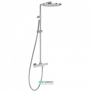 Душевая стойка Tres Max-Tres термостатическая c верхним и ручным душем хром 06139301