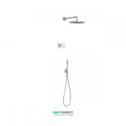 Электронная душевая система скрытого монтажа Tres Shower Technology с термостатом сталь/белый 09286558AC