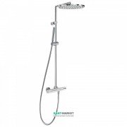 Душова стійка Tres Max-Tres термостатична з верхнім і ручним душем хром 06139301