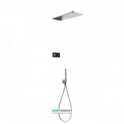 Электронная душевая система скрытого монтажа Tres Shower Technology с термостатом хром 09288554