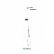 Электронная душевая система скрытого монтажа Tres Shower Technology с термостатом сталь/черный 09288558AC