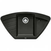 Мойка для кухни Blanco Zia 9 E  врезная угловая крыло слева черный 526031