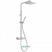 Душова стійка Tres Lex-Tres термостатичні c верхнім і ручним душем хром 190213