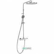 Душова стійка Tres Max-Tres термостатична з верхнім і ручним душем хром 06121001