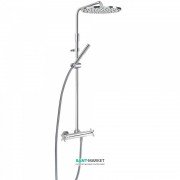 Душевая стойка Tres Max-Tres термостатическая c верхним и ручным душем хром 06321101