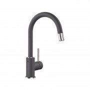 Смеситель для кухни Blanco Mida-S однорычажный с выдвижным изливом черный 526146