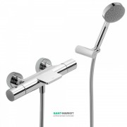 Термостат для ванной Tres Max-Tres с каскадным изливом и ручным душем хром 06117209