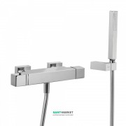Термостат для ванни Tres Cuadro-Tres з каскадним виливом та ручним душем хром 1071749