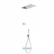 Электронная душевая система скрытого монтажа Tres Shower Technology с термостатом хром/белый 09286308
