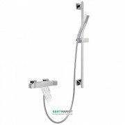 Термостат для ванни Tres Cuadro-Tres з каскадним виливом та ручним душем хром 00717402