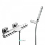 Термостат для ванной Tres Loft-Tres с каскадным изливом и ручным душем хром 20017409