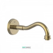 Вилив для змішувача Tres Tres-Clasic настінний 210 мм зістарена латунь 24217301LV