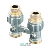 Прямий запірно-приєднувальний вузол Oventrop Multiflex F ZB 1/2 