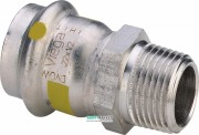 Поєднувальний елемент Viega Sanpress Inox G з SC-Contur 54хR2 нержавіюча сталь 486822