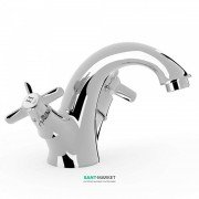 Змішувач для раковини Tres Tres-Clasic двухвентильний хром 24210201