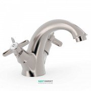 Змішувач для раковини Tres Tres-Clasic color двухвентильний сталь 24210201AC