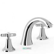 Змішувач для раковини Tres Tres-Clasic двухвентильний хром 24210601