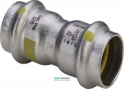 Муфта Viega Sanpress Inox G 0215 з SC-Contur d35 нержавіюча сталь 487003