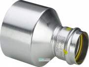 Редукционная вставка Viega Sanpress Inox G 0215.1XL с SC‑Contur d76,1хd54 нержавеющая сталь 578350