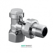 Кутовий вентиль Oventrop Combi C на зворотну підводку хром 1164554