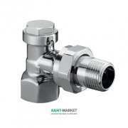 Угловой вентиль Oventrop Combi C на обратную подводку хром 1164554