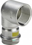 Угольник переходной 90° Viega Sanpress Inox G 0214.2 с SC‑Contur 35хRp1¼ нержавеющая сталь 486426