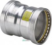 Муфта Viega Sanpress Inox G 0215XL с SC‑Contur d88,9 нержавеющая сталь 578565