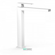 Смеситель для раковины Tres Slim-Tres однорычажный белый матовый 20210305BM