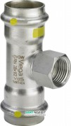 Тройник Viega Sanpress Inox G 0217.2 с SC‑Contur 35хRp½х35 нержавеющая сталь 486716
