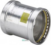 Надвижная муфта Viega Sanpress Inox G 0215.5XL с SC‑Contur d88,9 нержавеющая сталь  578602