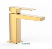 Змішувач для раковини Tres Slim-Tres одноважільний золото 20210301OR