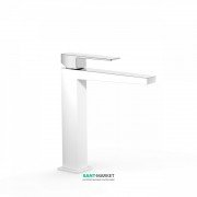 Смеситель для раковины Tres Slim-Tres однорычажный белый/хром 20210303BL