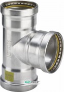 Тройник Viega Sanpress Inox G 0218XL с SC‑Contur d88,9хd88,9хd88,9 нержавеющая сталь 578220