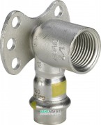 Водорозетка Viega Sanpress Inox G 0225.5 з SC-Contur 15хRp½ нержавіюча сталь 487300