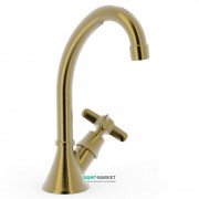 Кран для раковини Tres Tres-Clasic з боковим вентилем зістарена латунь 24230601LV