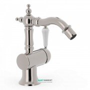 Смеситель для биде Tres Tres-Сlasic однорычажный с поворотным изливом сталь 24222001AC