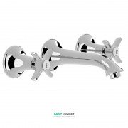 Змішувач для раковини Tres Tres-Clasic двовентильний хром 24215102