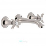 Смеситель для раковины Tres Tres-Сlasic двухвентильный сталь 24215102AC